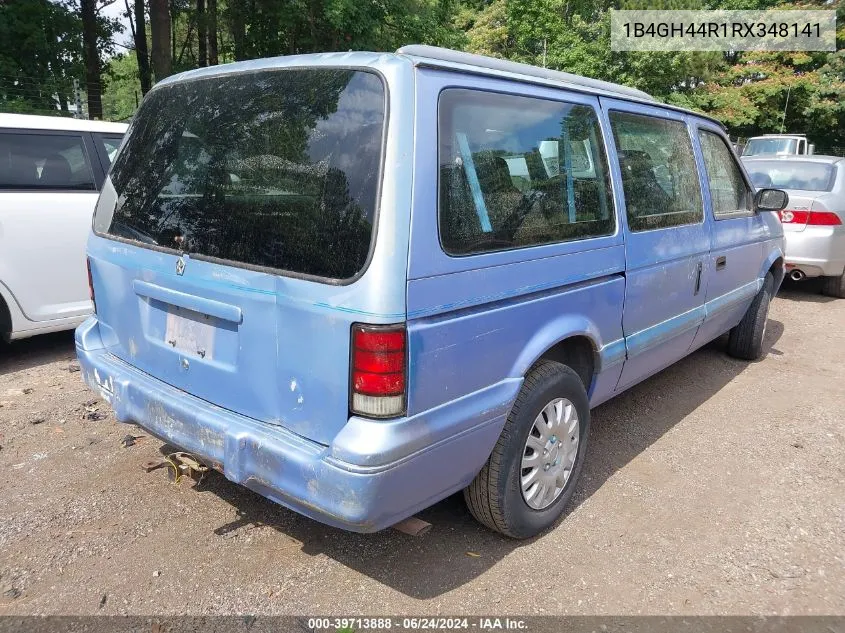 1994 Dodge Grand Caravan Se VIN: 1B4GH44R1RX348141 Lot: 39713888