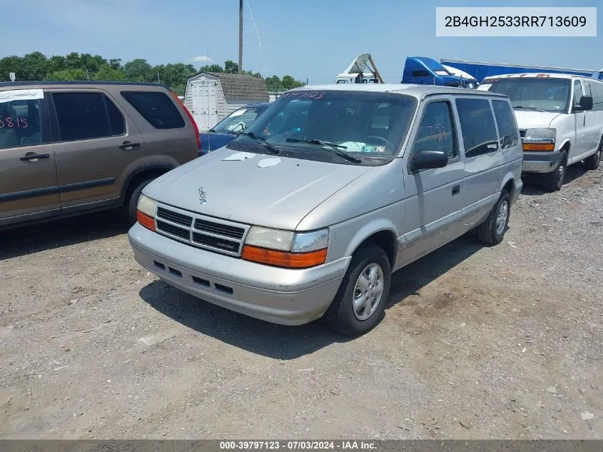 1994 Dodge Caravan VIN: 2B4GH2533RR713609 Lot: 39797123