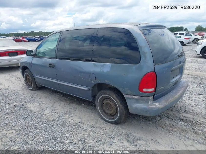 2B4FP2539TR636220 1996 Dodge Caravan