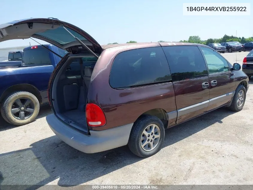 1997 Dodge Grand Caravan Se VIN: 1B4GP44RXVB255922 Lot: 39405810