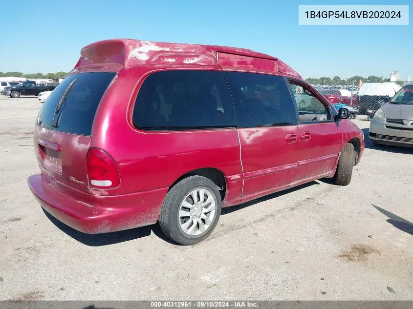 1997 Dodge Grand Caravan Es/Le VIN: 1B4GP54L8VB202024 Lot: 40312961