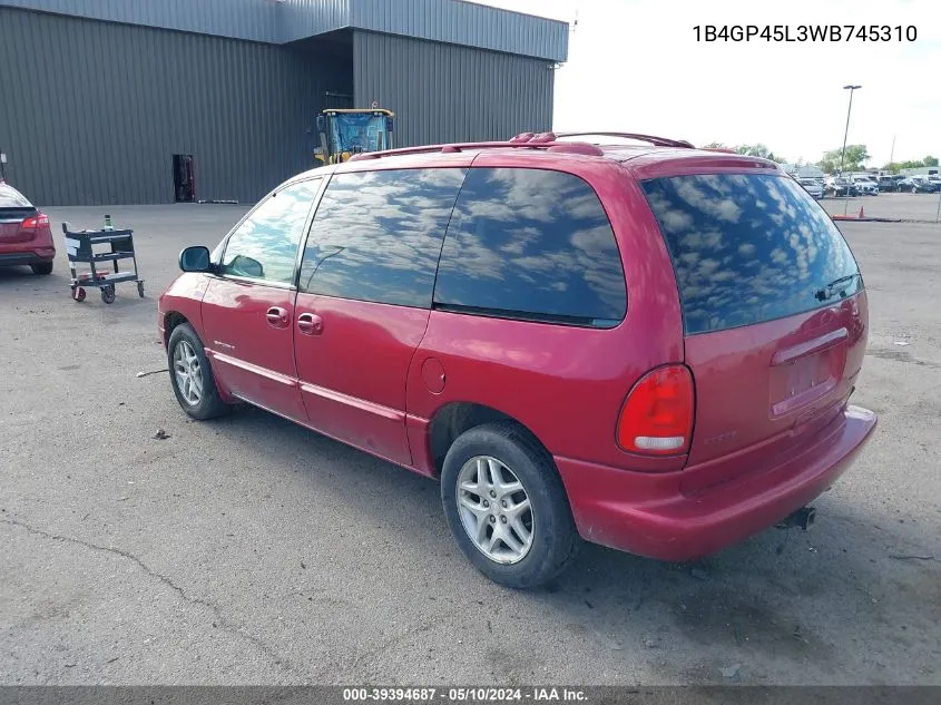 1B4GP45L3WB745310 1998 Dodge Caravan Se