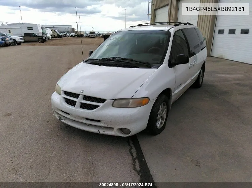 1B4GP45L5XB892181 1999 Dodge Caravan Se/Sport