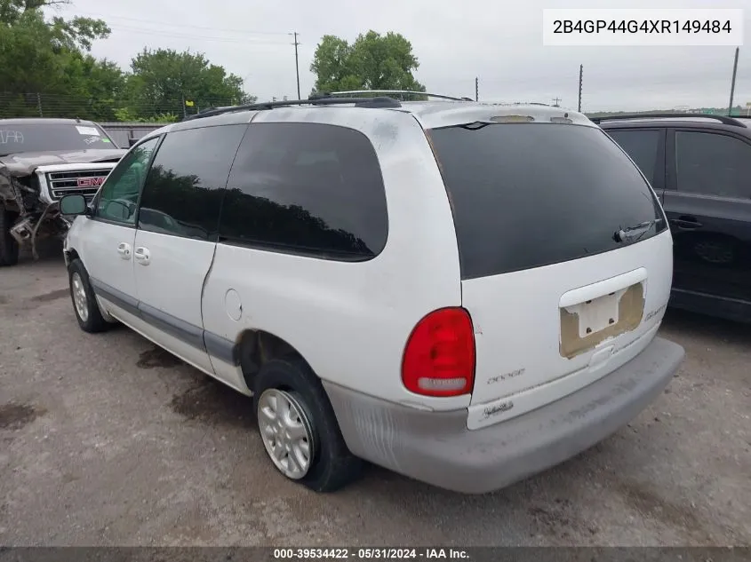 1999 Dodge Grand Caravan Se VIN: 2B4GP44G4XR149484 Lot: 39534422