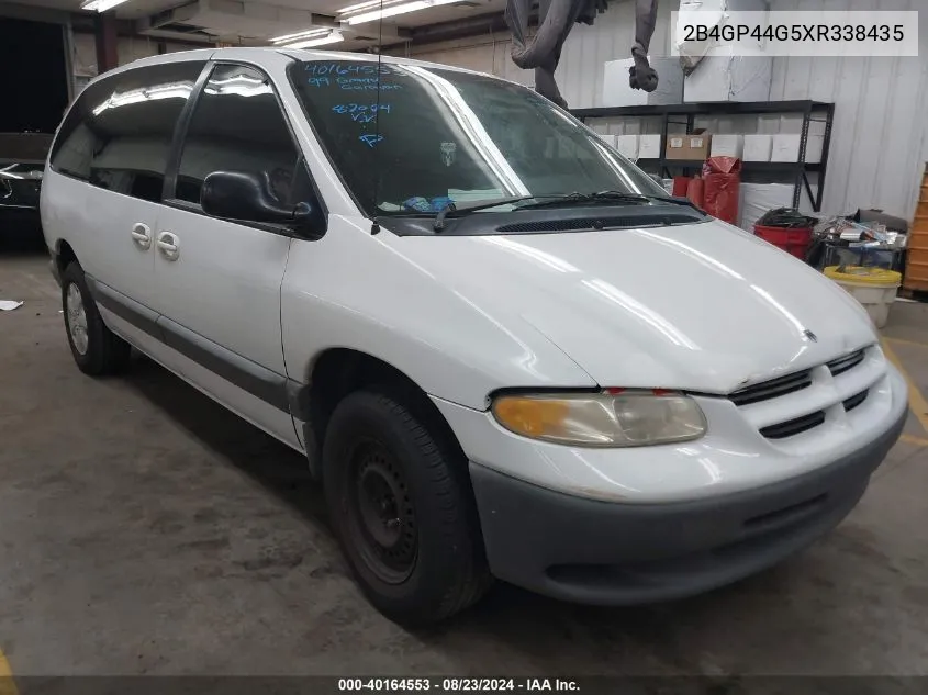 1999 Dodge Grand Caravan Se VIN: 2B4GP44G5XR338435 Lot: 40164553