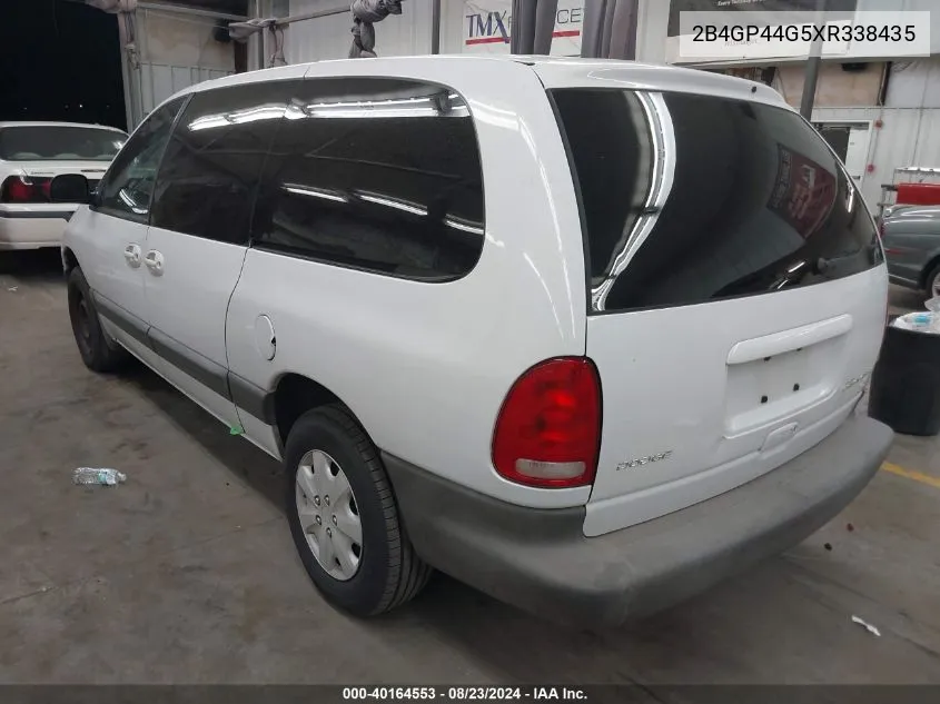 1999 Dodge Grand Caravan Se VIN: 2B4GP44G5XR338435 Lot: 40164553