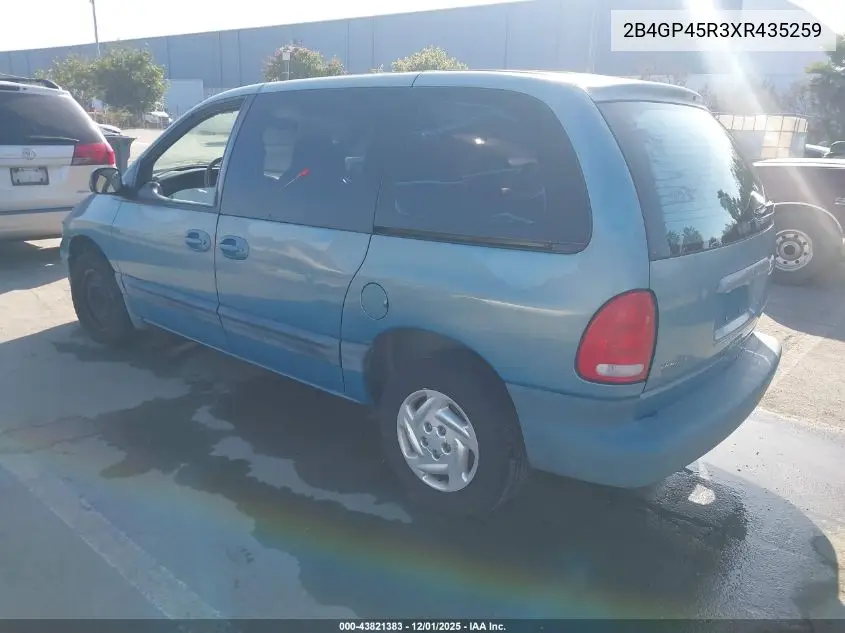 2B4GP45R3XR435259 1999 Dodge Caravan Se