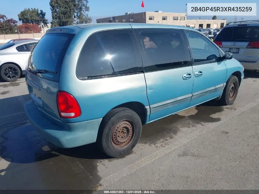 2B4GP45R3XR435259 1999 Dodge Caravan Se