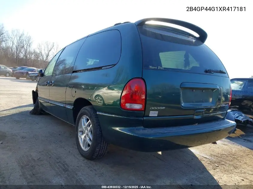 2B4GP44G1XR417181 1999 Dodge Grand Caravan Se