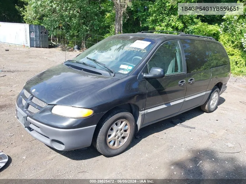 2000 Dodge Grand Caravan VIN: 1B4GP54G1YB559651 Lot: 40251476