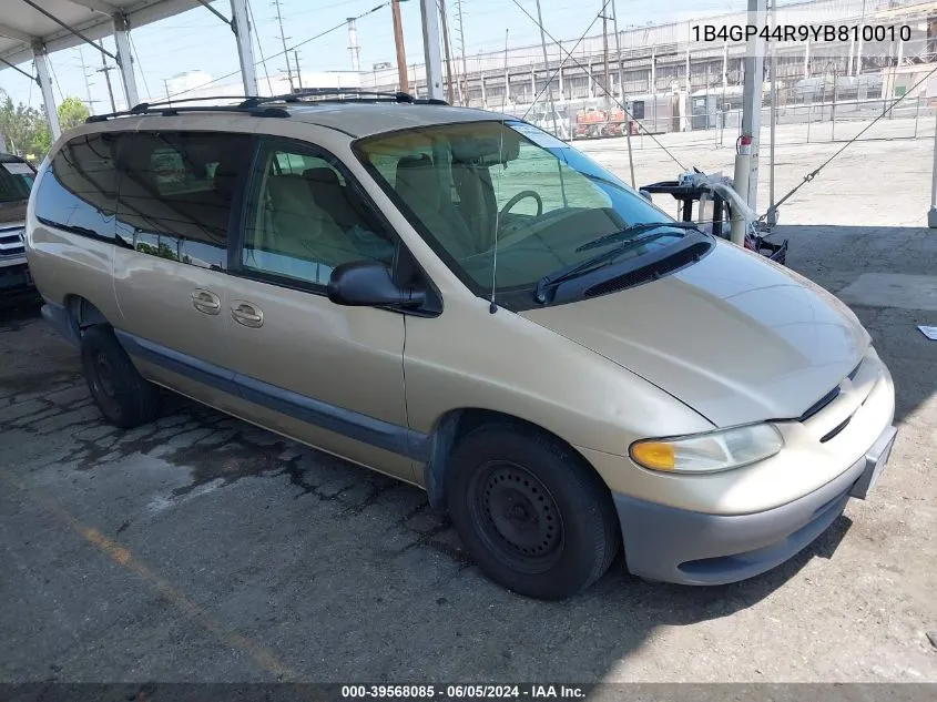 2000 Dodge Grand Caravan Se VIN: 1B4GP44R9YB810010 Lot: 39568085