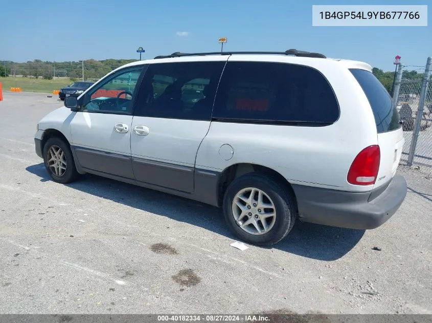 2000 Dodge Grand Caravan Le VIN: 1B4GP54L9YB677766 Lot: 40182334