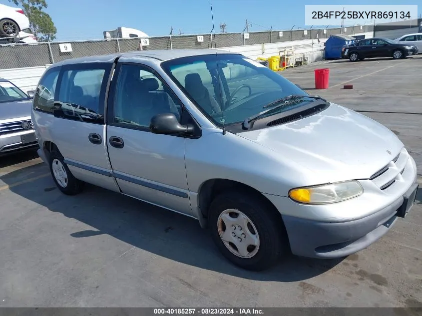 2000 Dodge Caravan VIN: 2B4FP25BXYR869134 Lot: 40185257