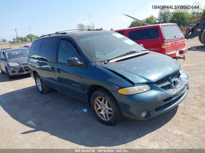 2000 Dodge Grand Caravan Se/Sport VIN: 1B4GP44L5YB662644 Lot: 40342792