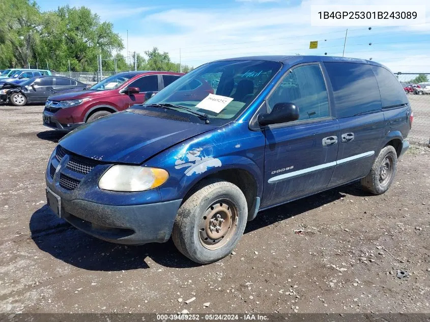 1B4GP25301B243089 2001 Dodge Caravan Se