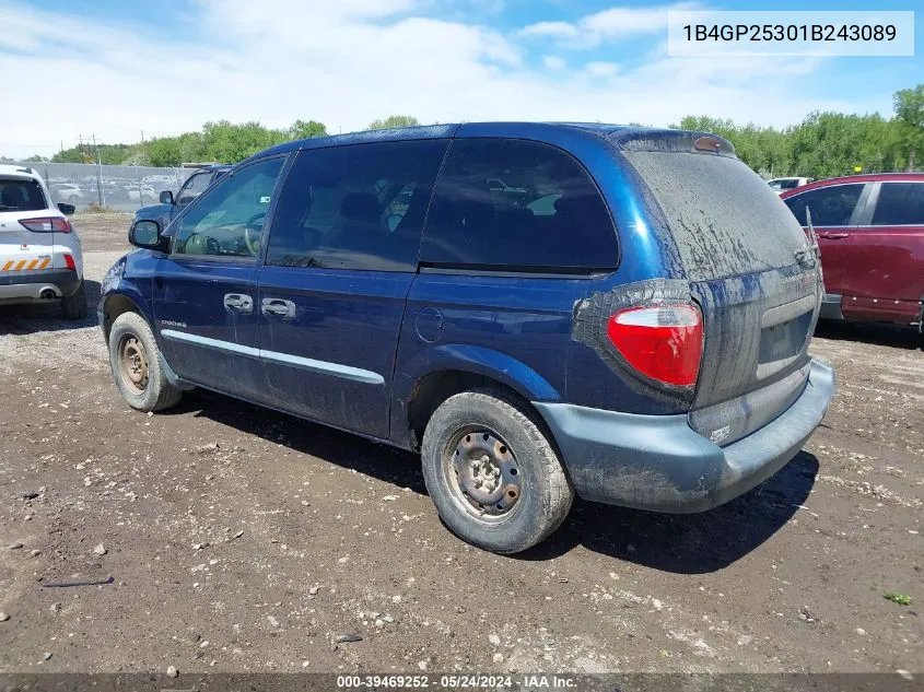 1B4GP25301B243089 2001 Dodge Caravan Se