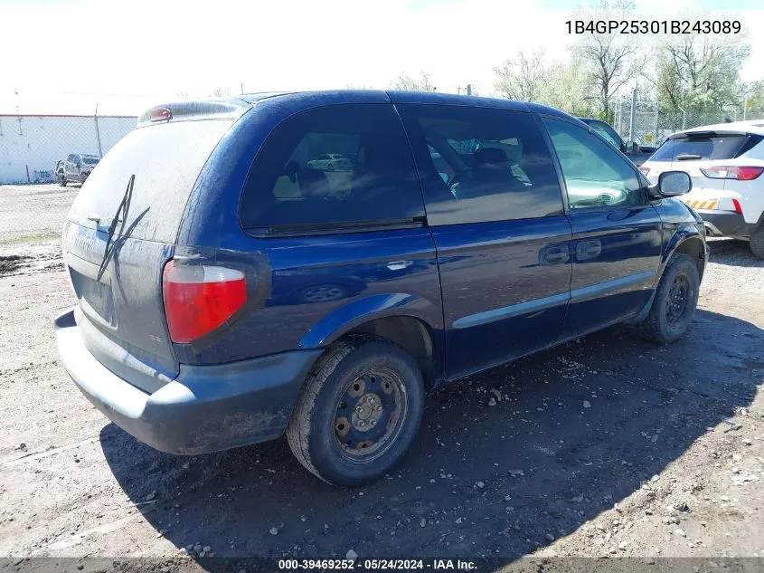 1B4GP25301B243089 2001 Dodge Caravan Se