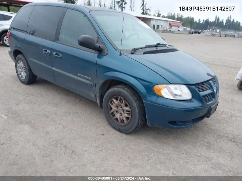 1B4GP45391B142807 2001 Dodge Caravan Sport