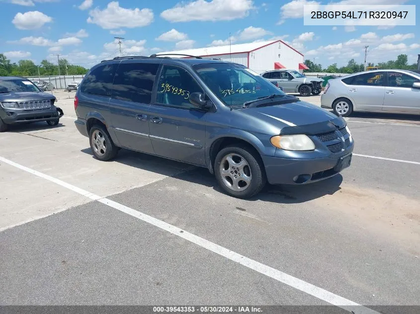 2B8GP54L71R320947 2001 Dodge Grand Caravan Es