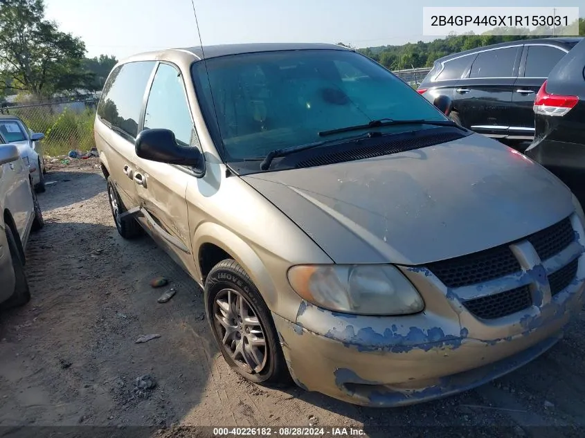 2B4GP44GX1R153031 2001 Dodge Grand Caravan Sport