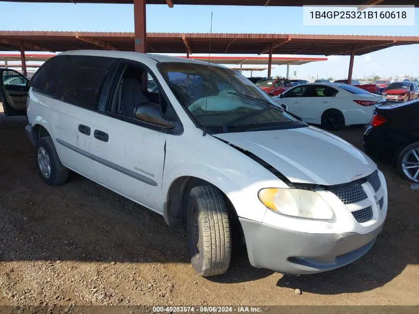 1B4GP25321B160618 2001 Dodge Caravan Se