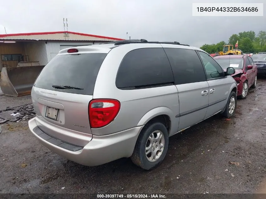 2002 Dodge Grand Caravan Sport VIN: 1B4GP44332B634686 Lot: 39397749