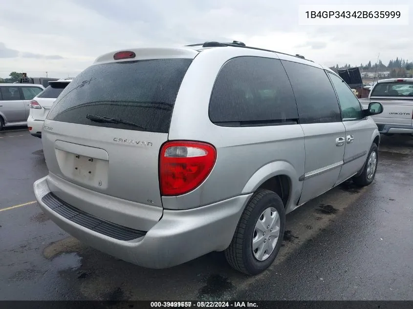 1B4GP34342B635999 2002 Dodge Grand Caravan El