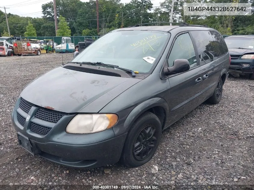 2002 Dodge Grand Caravan Sport VIN: 1B4GP44332B627642 Lot: 40301749