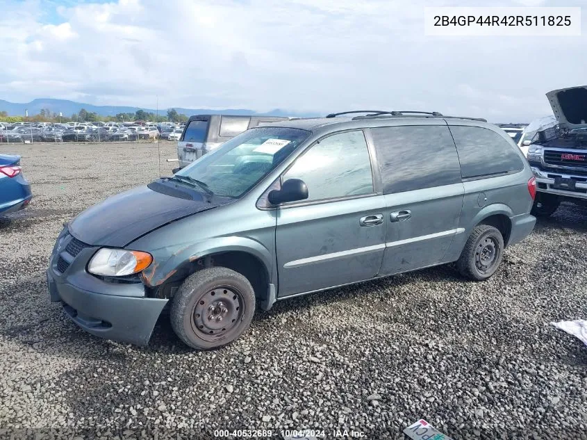 2B4GP44R42R511825 2002 Dodge Grand Caravan Sport