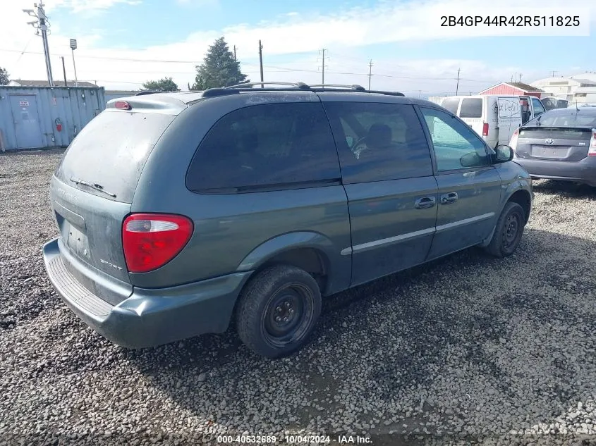 2B4GP44R42R511825 2002 Dodge Grand Caravan Sport