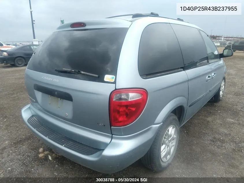 1D4GP25R43B237955 2003 Dodge Caravan Se