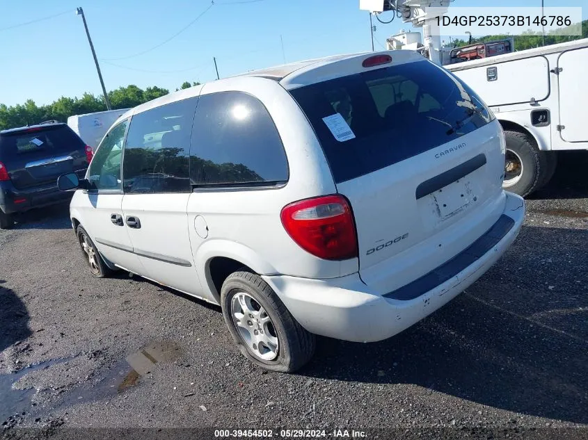 1D4GP25373B146786 2003 Dodge Caravan Se