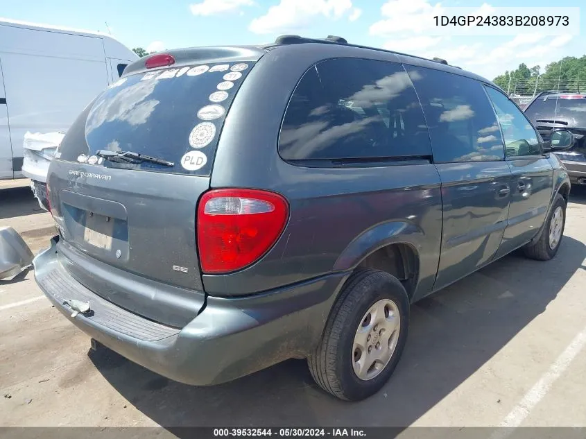 1D4GP24383B208973 2003 Dodge Grand Caravan Se