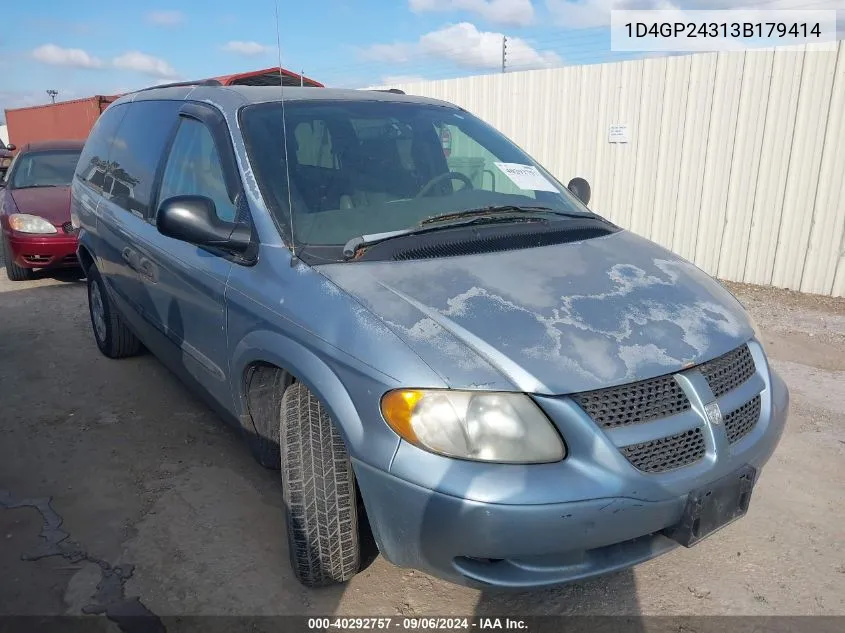 1D4GP24313B179414 2003 Dodge Grand Caravan Se