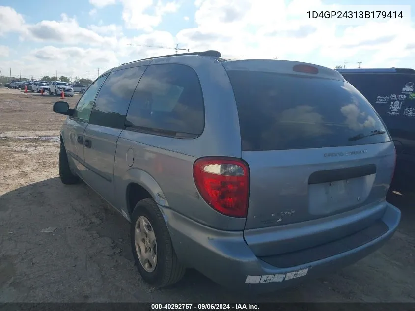 1D4GP24313B179414 2003 Dodge Grand Caravan Se