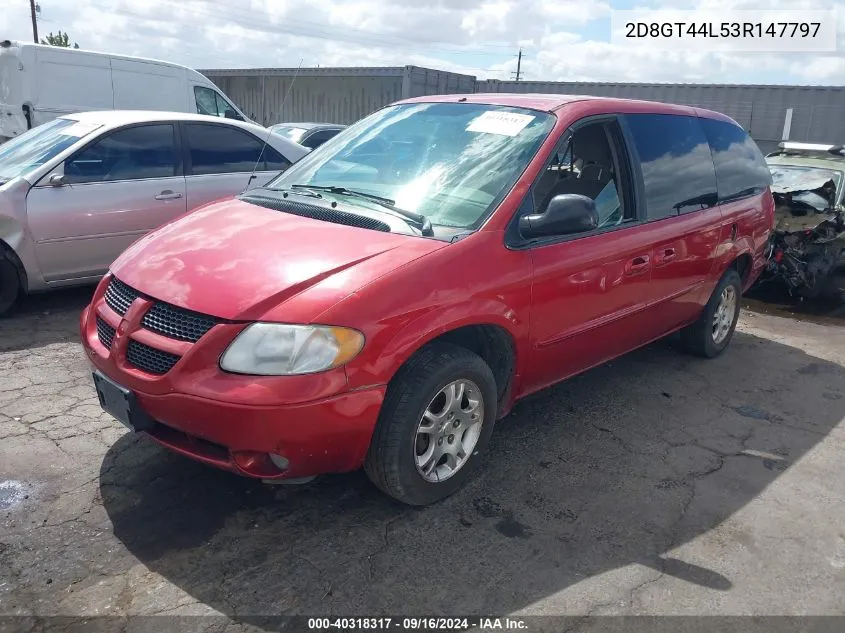 2D8GT44L53R147797 2003 Dodge Grand Caravan Sport