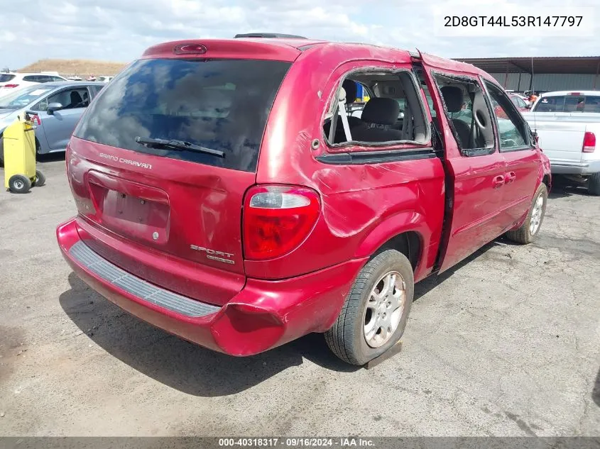 2D8GT44L53R147797 2003 Dodge Grand Caravan Sport