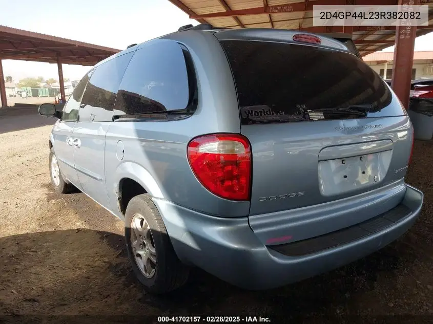 2003 Dodge Grand Caravan Sport VIN: 2D4GP44L23R382082 Lot: 41702157