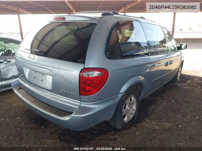 2003 Dodge Grand Caravan Sport VIN: 2D4GP44L23R382082 Lot: 41702157