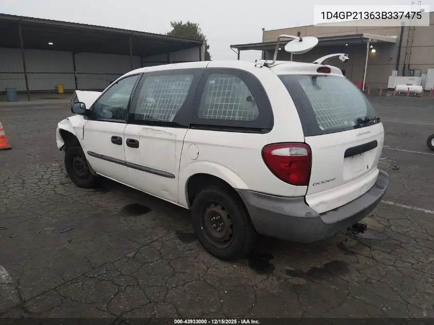1D4GP21363B337475 2003 Dodge Caravan Cv