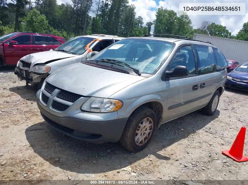 1D4GP25B64B534651 2004 Dodge Caravan Se