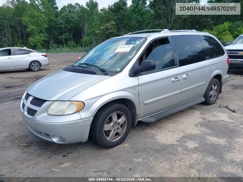 2004 Dodge Grand Caravan Sxt VIN: 2D4GP44L94R570292 Lot: 39485744