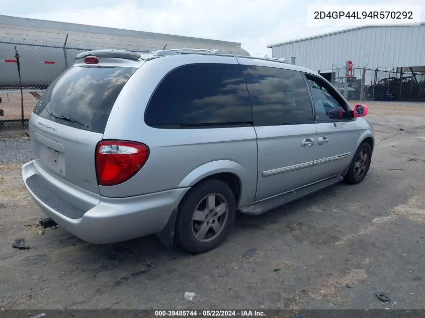 2D4GP44L94R570292 2004 Dodge Grand Caravan Sxt