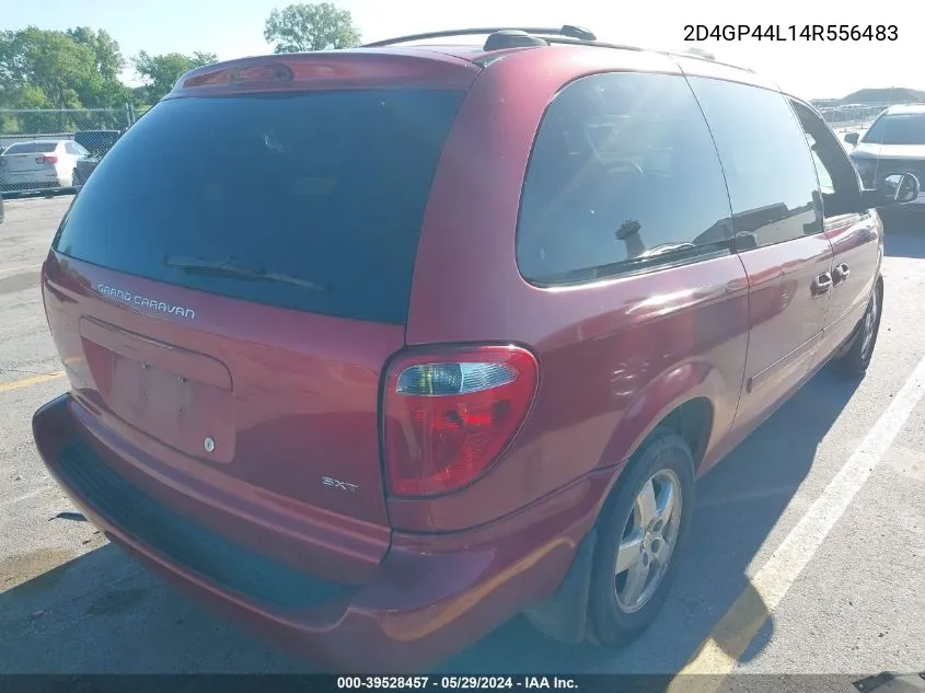 2004 Dodge Grand Caravan Sxt VIN: 2D4GP44L14R556483 Lot: 39528457