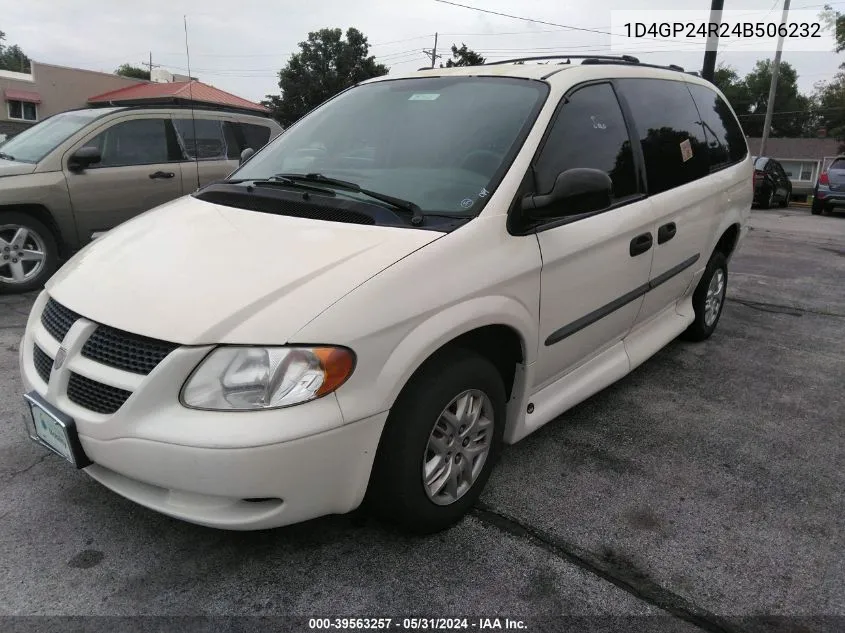 2004 Dodge Grand Caravan Se VIN: 1D4GP24R24B506232 Lot: 39563257