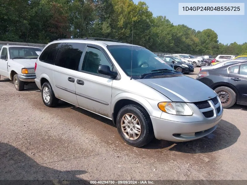 2004 Dodge Grand Caravan Se VIN: 1D4GP24R04B556725 Lot: 40294750