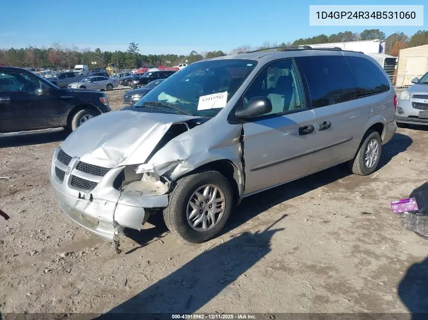 1D4GP24R34B531060 2004 Dodge Grand Caravan Se