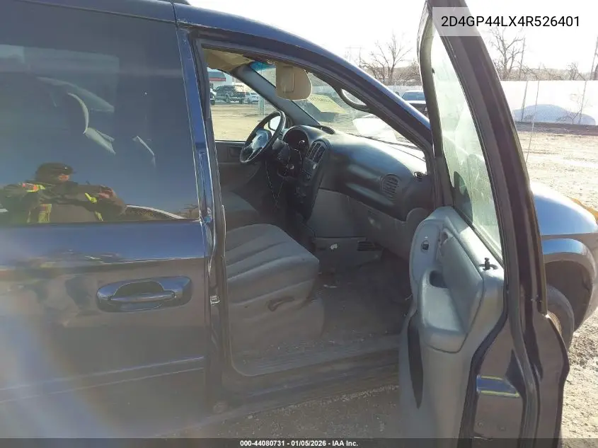 2004 Dodge Grand Caravan Sxt VIN: 2D4GP44LX4R526401 Lot: 44080731