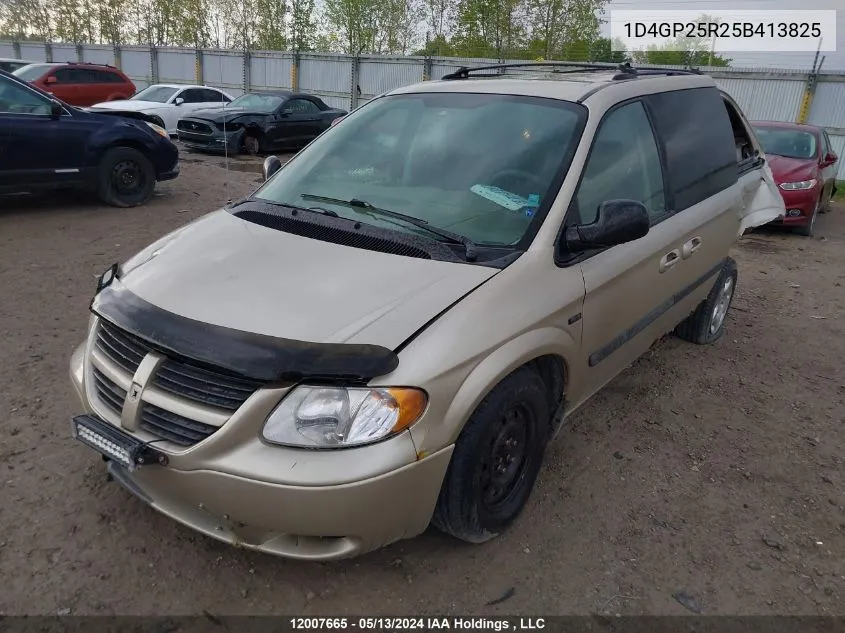 2005 Dodge Caravan VIN: 1D4GP25R25B413825 Lot: 12007665