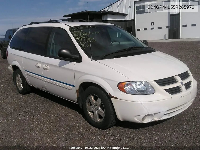 2D4GP44L55R265972 2005 Dodge Grand Caravan Sxt